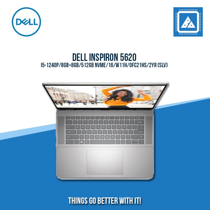 DELL INSPIRON 5620 I5-1240P/8GB+8GB/512GB NVME/MX570 2GB | BEST FOR STUDENTS AND FREELANCERS LAPTOP DELL INSPIRON 5620 I5-1240P/8GB+8GB/512GB NVME/MX570 2GB | BEST FOR STUDENTS AND FREELANCERS LAPTOP